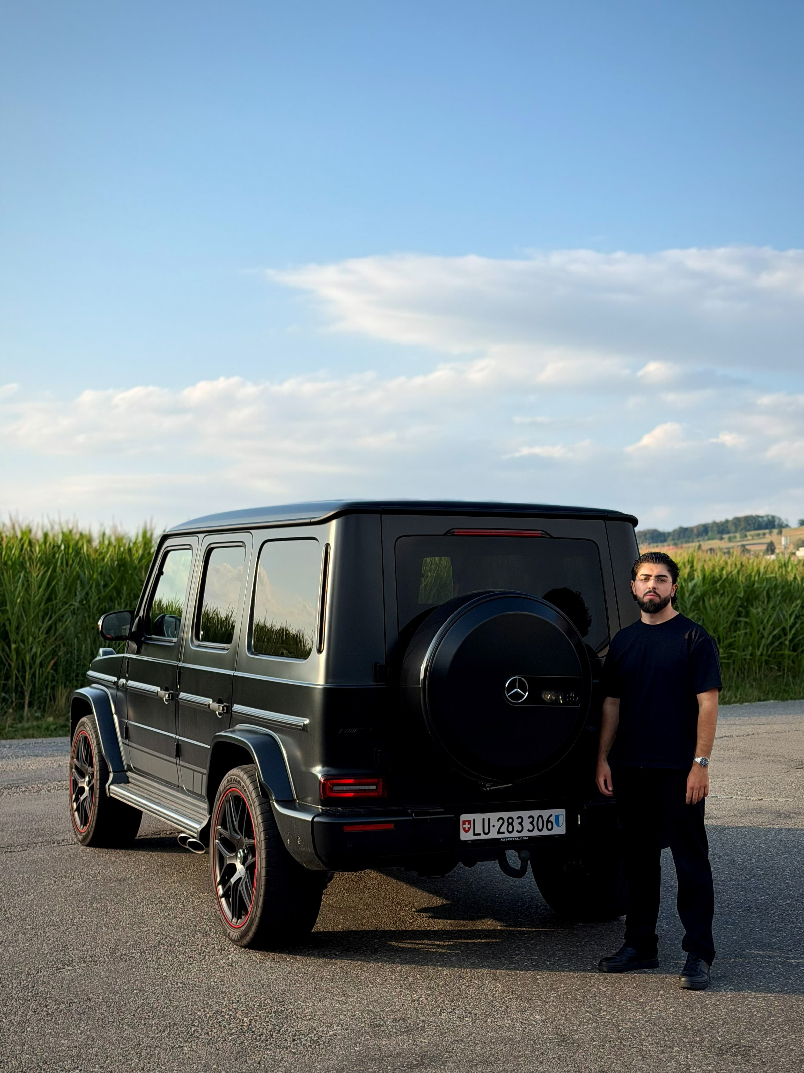 Riwan with the Mercedes-AMG G63